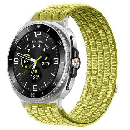 Cloud-Feel Breathable Nylon Woven Metal Head Watch Band, For Samsung Galaxy Watch8 / Watch8 Classic