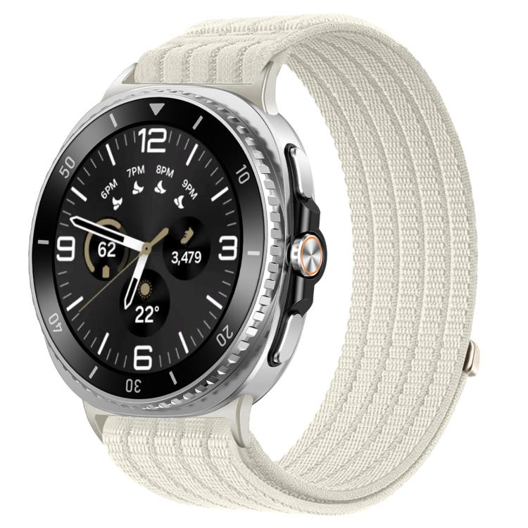 Cloud-Feel Breathable Nylon Woven Metal Head Watch Band, For Samsung Galaxy Watch8 / Watch8 Classic