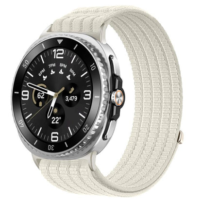 Cloud-Feel Breathable Nylon Woven Metal Head Watch Band, For Samsung Galaxy Watch8 / Watch8 Classic