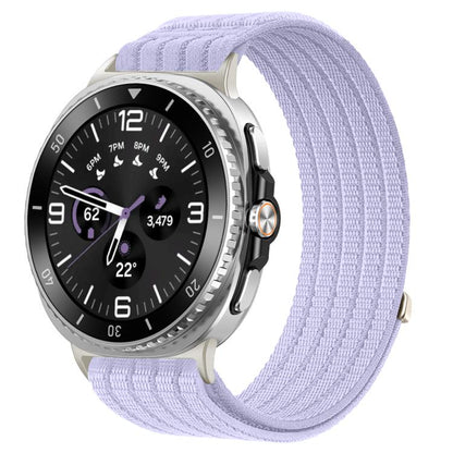 Cloud-Feel Breathable Nylon Woven Metal Head Watch Band, For Samsung Galaxy Watch8 / Watch8 Classic