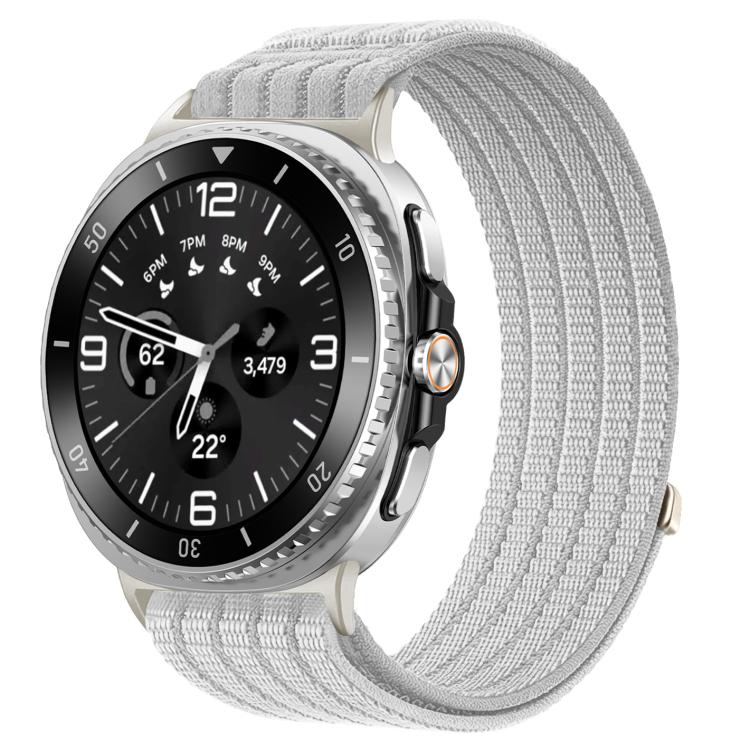 Cloud-Feel Breathable Nylon Woven Metal Head Watch Band, For Samsung Galaxy Watch8 / Watch8 Classic