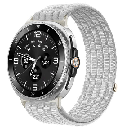 Cloud-Feel Breathable Nylon Woven Metal Head Watch Band, For Samsung Galaxy Watch8 / Watch8 Classic