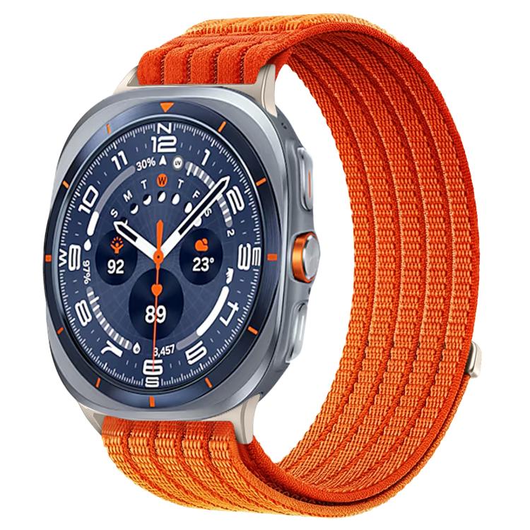 Cloud-Feel Breathable Nylon Woven Metal Head Watch Band, For Samsung Galaxy Watch Ultra 47mm / Ultra 2025