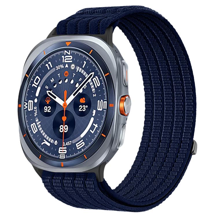 Cloud-Feel Breathable Nylon Woven Metal Head Watch Band, For Samsung Galaxy Watch Ultra 47mm / Ultra 2025