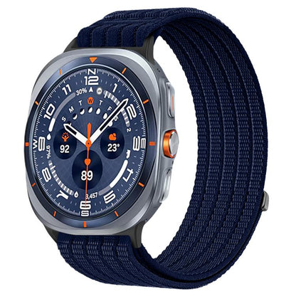 Cloud-Feel Breathable Nylon Woven Metal Head Watch Band, For Samsung Galaxy Watch Ultra 47mm / Ultra 2025