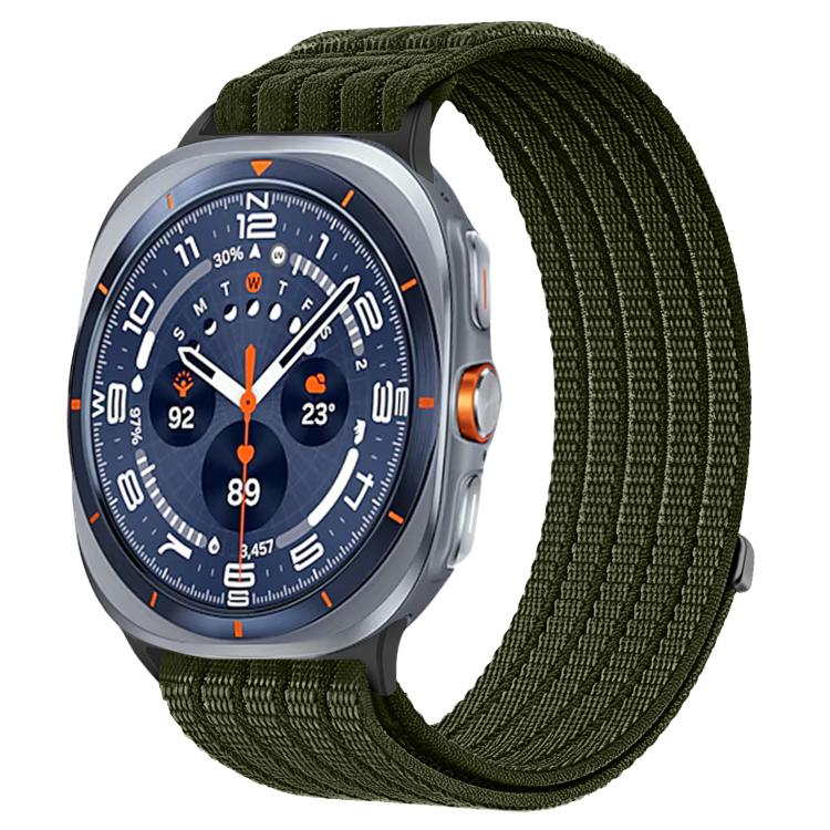 Cloud-Feel Breathable Nylon Woven Metal Head Watch Band, For Samsung Galaxy Watch Ultra 47mm / Ultra 2025