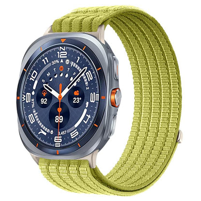 Cloud-Feel Breathable Nylon Woven Metal Head Watch Band, For Samsung Galaxy Watch Ultra 47mm / Ultra 2025