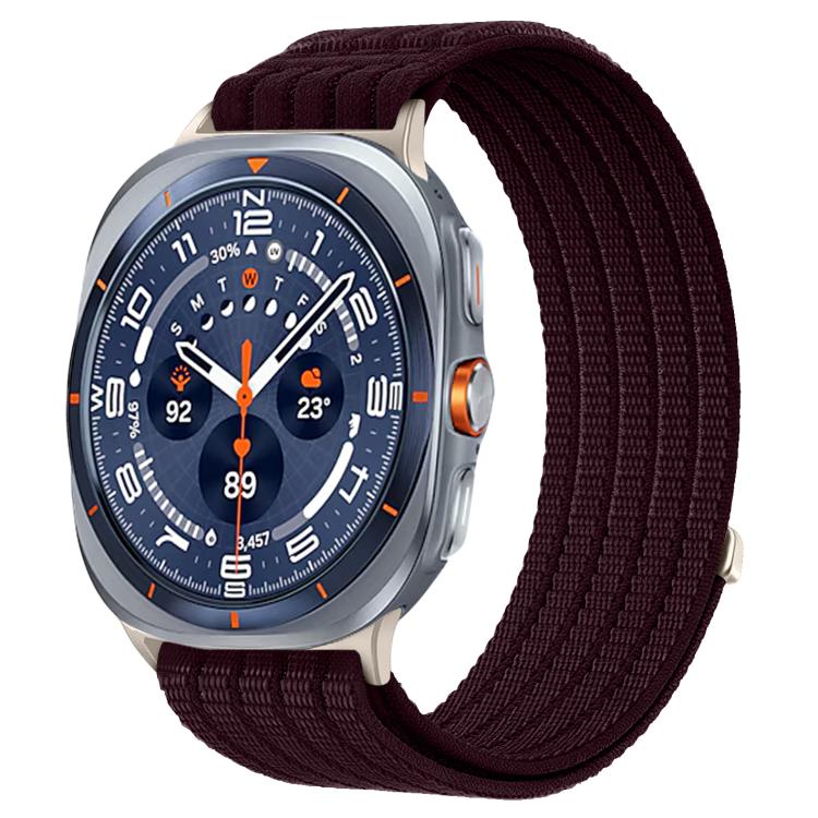 Cloud-Feel Breathable Nylon Woven Metal Head Watch Band, For Samsung Galaxy Watch Ultra 47mm / Ultra 2025
