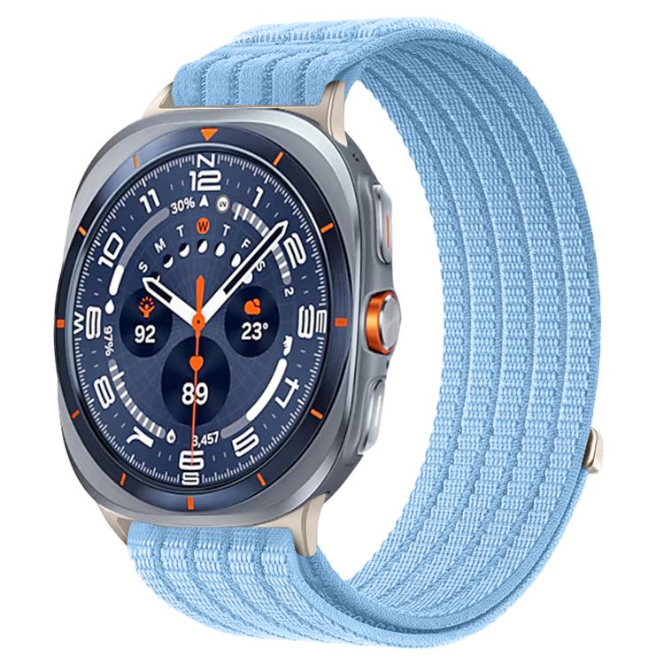 Cloud-Feel Breathable Nylon Woven Metal Head Watch Band, For Samsung Galaxy Watch Ultra 47mm / Ultra 2025