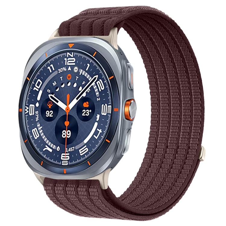 Cloud-Feel Breathable Nylon Woven Metal Head Watch Band, For Samsung Galaxy Watch Ultra 47mm / Ultra 2025