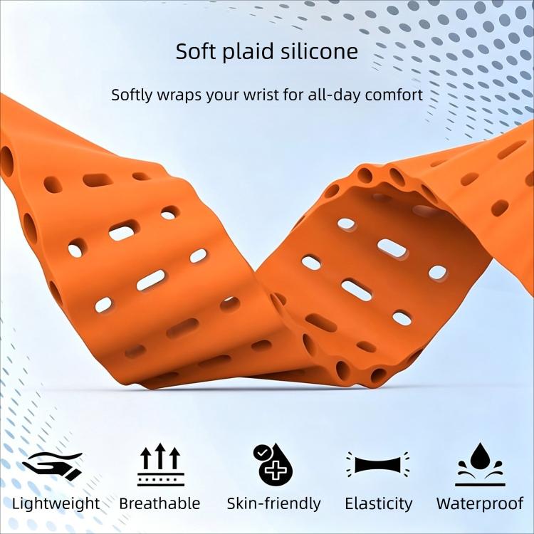 Pioneer Ocean Mecha Metal Connector Silicone Watch Band, For Apple Watch 46mm / 49mm / 45mm / 44mm
