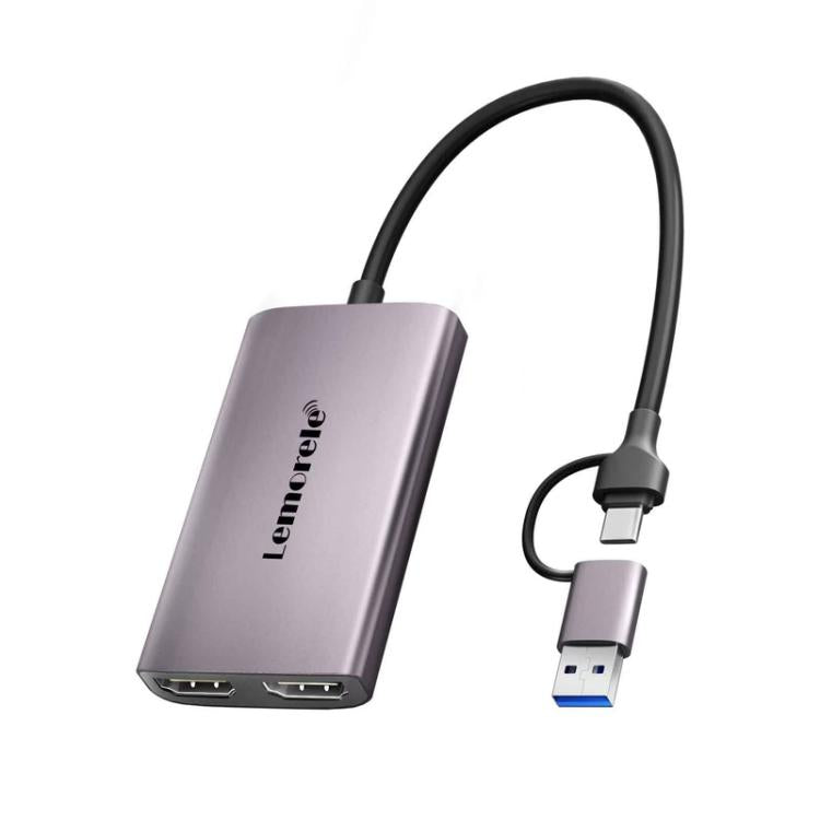 Lemorele AC02L 4K HDMI Capture Card 1080P 60FPS Ultra-Low Latency for Live Streaming, AC02L