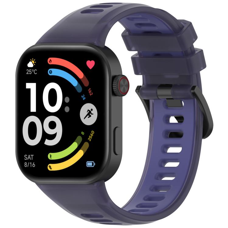 Translucent Jelly Silicone Watch Band, For Xiaomi Band  10 Pro / Redmi Watch 6 / 5
