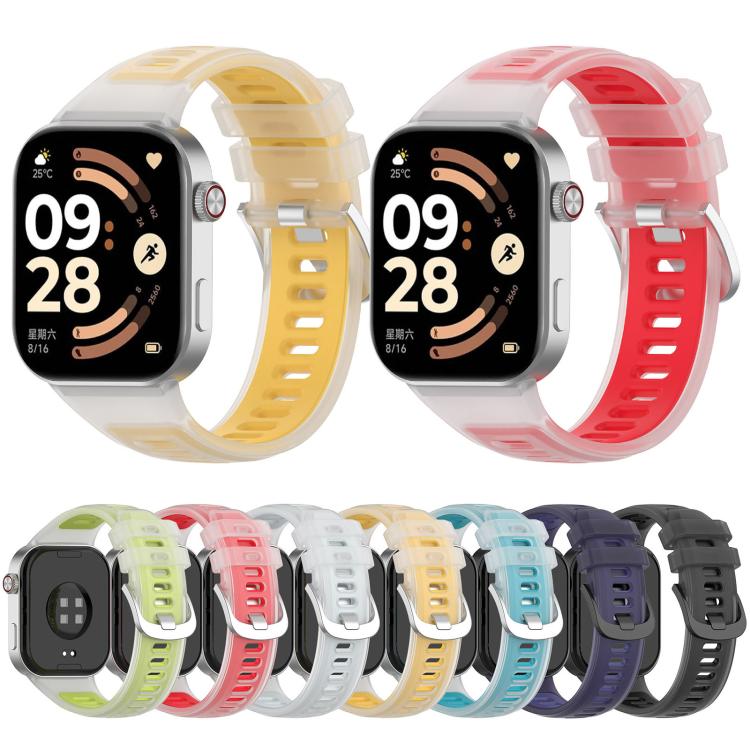 Translucent Jelly Silicone Watch Band, For Xiaomi Band  10 Pro / Redmi Watch 6 / 5