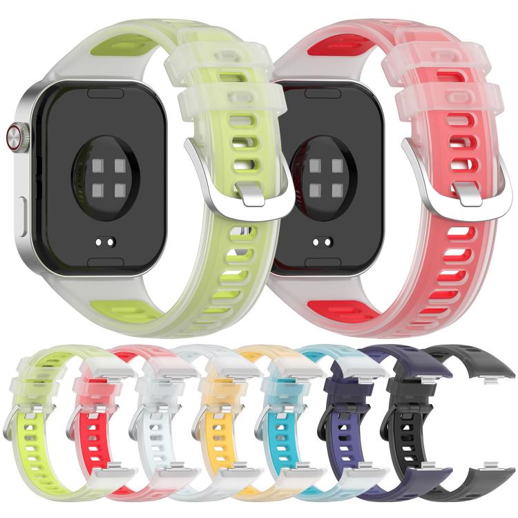 Translucent Jelly Silicone Watch Band, For Xiaomi Band  10 Pro / Redmi Watch 6 / 5