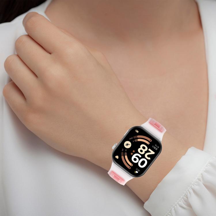 Translucent Jelly Silicone Watch Band, For Xiaomi Band  10 Pro / Redmi Watch 6 / 5