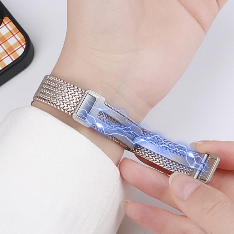 Slim Mesh Fold Magnetic Buckle Stainless Steel Watch Band, For Apple Watch 46mm / 49mm / 45mm / 44mm, For Apple Watch 42mm / 41mm / 40mm / 38mm