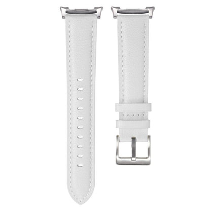 Pointed Tail Genuine Leather Watch Band, For Samsung Galaxy Watch8 / Watch8 Classic