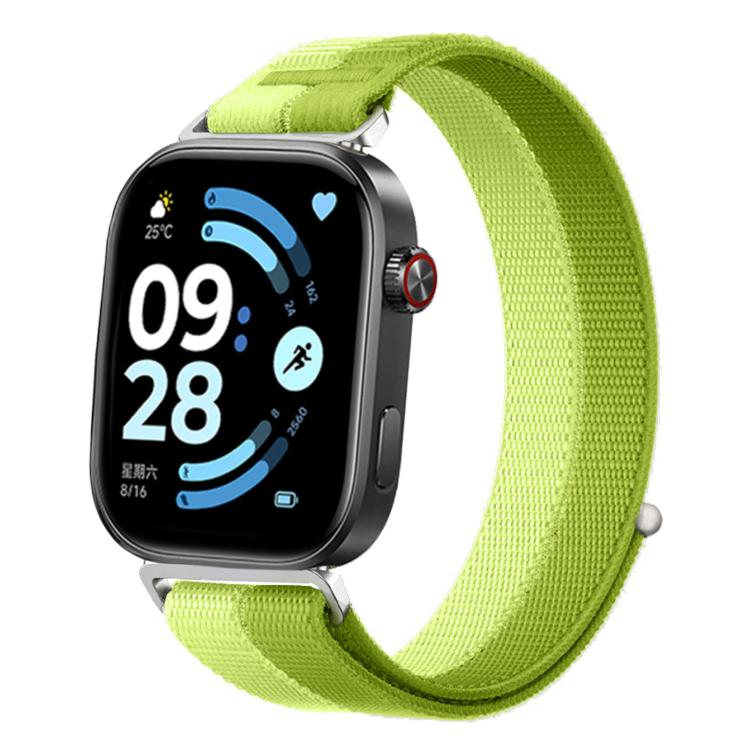Feather Yarn Stitched Nylon Loop Metal Interface Watch Band, For Xiaomi Band 10 Pro / 9 Pro / Redmi Watch 6