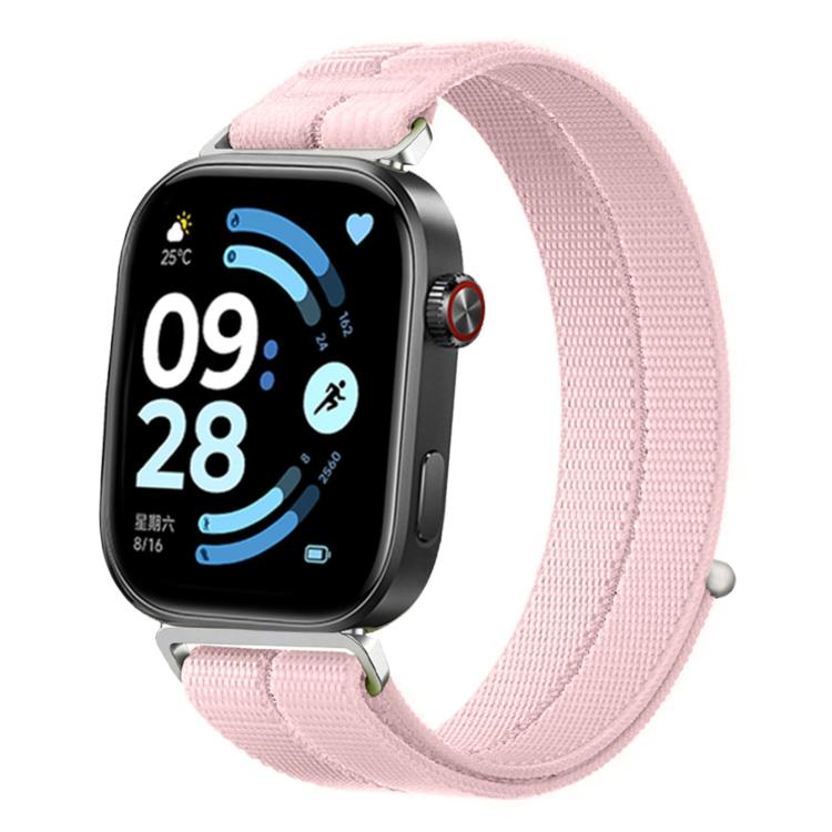 Feather Yarn Stitched Nylon Loop Metal Interface Watch Band, For Xiaomi Band 10 Pro / 9 Pro / Redmi Watch 6