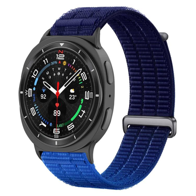 Double-Link Cloud-Feel Breathable Nylon Loop Metal Head Watch Band, For Samsung Galaxy Watch8 / Watch8 Classic