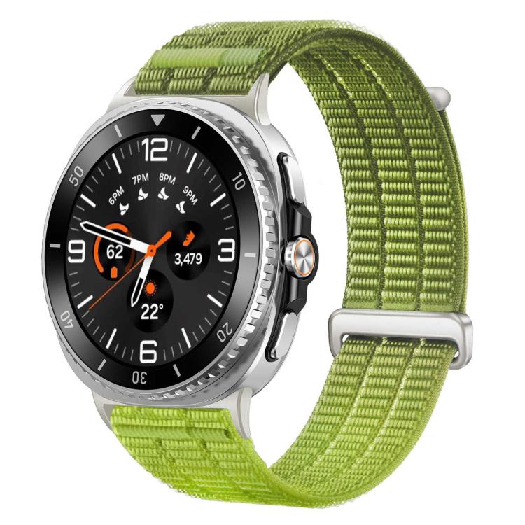 Double-Link Cloud-Feel Breathable Nylon Loop Metal Head Watch Band, For Samsung Galaxy Watch8 / Watch8 Classic