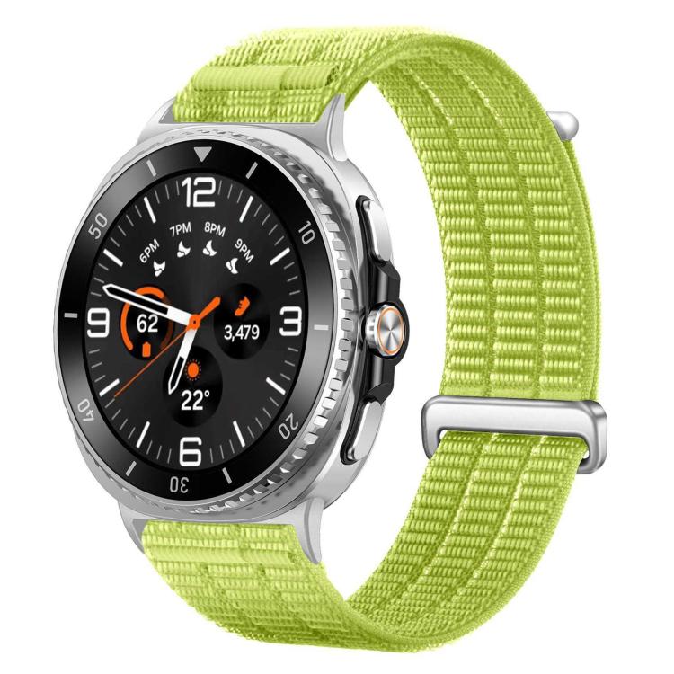 Double-Link Cloud-Feel Breathable Nylon Loop Metal Head Watch Band, For Samsung Galaxy Watch8 / Watch8 Classic