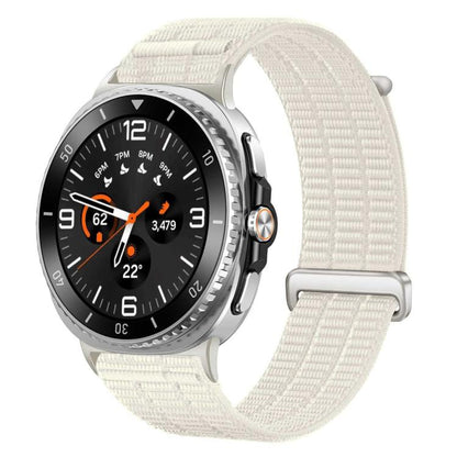 Double-Link Cloud-Feel Breathable Nylon Loop Metal Head Watch Band, For Samsung Galaxy Watch8 / Watch8 Classic