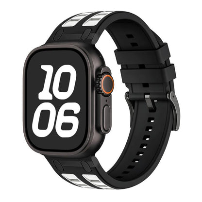 Vibrant Contrast Color Silicone Watch Band, For Apple Watch 46mm / 49mm / 45mm / 44mm, For Apple Watch 42mm / 41mm / 40mm / 38mm
