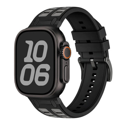 Vibrant Contrast Color Silicone Watch Band, For Apple Watch 46mm / 49mm / 45mm / 44mm, For Apple Watch 42mm / 41mm / 40mm / 38mm