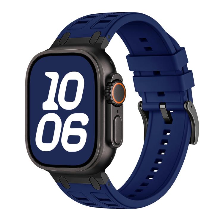 Vibrant Contrast Color Silicone Watch Band, For Apple Watch 46mm / 49mm / 45mm / 44mm, For Apple Watch 42mm / 41mm / 40mm / 38mm