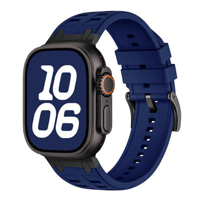 Vibrant Contrast Color Silicone Watch Band, For Apple Watch 46mm / 49mm / 45mm / 44mm, For Apple Watch 42mm / 41mm / 40mm / 38mm