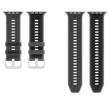 Transparent Jelly Two Color Silicone Watch Band, For Apple Watch 46mm / 49mm / 45mm / 44mm