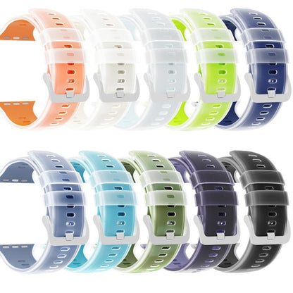 Transparent Jelly Two Color Silicone Watch Band, For Apple Watch 46mm / 49mm / 45mm / 44mm