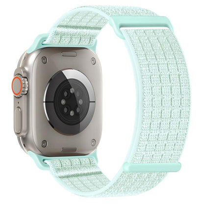 Two Section Nylon Woven Breathable Hook And Loop Fastener Watch Band, For Apple Watch 46mm / 49mm / 45mm / 44mm, For Apple Watch 42mm / 41mm / 40mm / 38mm