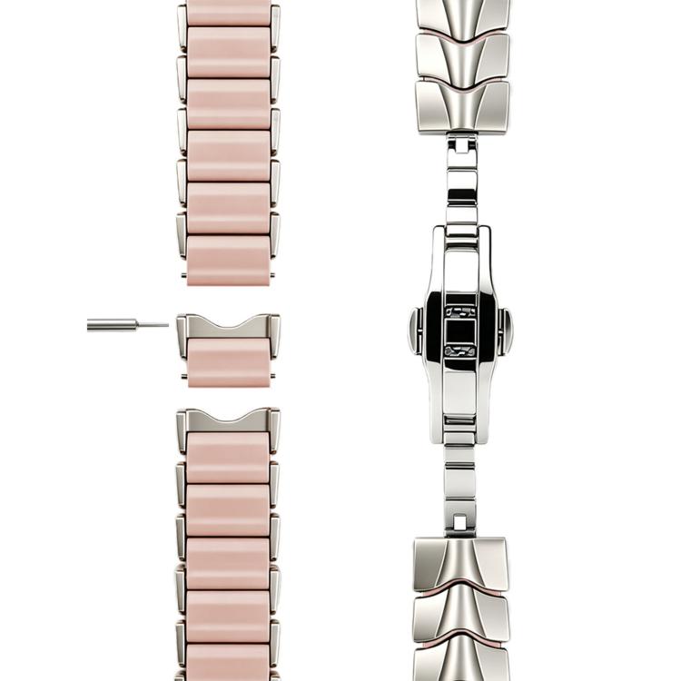 Arc Shadow Metal Hybrid Silicone Watch Band, For Apple Watch 46mm / 49mm / 45mm / 44mm, For Apple Watch 42mm / 41mm / 40mm / 38mm