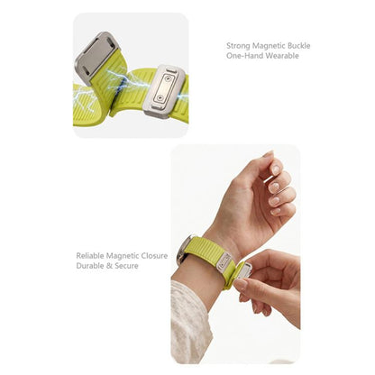 Mountain Pattern Loop Magnetic Buckle Silicone Watch Band, For Apple Watch 46mm / 49mm / 45mm / 44mm, For Apple Watch 42mm / 41mm / 40mm / 38mm