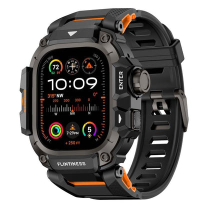 Metal Connector Case Integrated TPU Watch Band, For Apple Watch Ultra3 / Ultra2 / Ultra 49mm