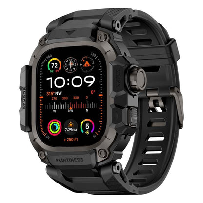 Metal Connector Case Integrated TPU Watch Band, For Apple Watch Ultra3 / Ultra2 / Ultra 49mm