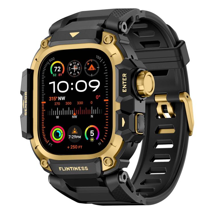Metal Connector Case Integrated TPU Watch Band, For Apple Watch Ultra3 / Ultra2 / Ultra 49mm