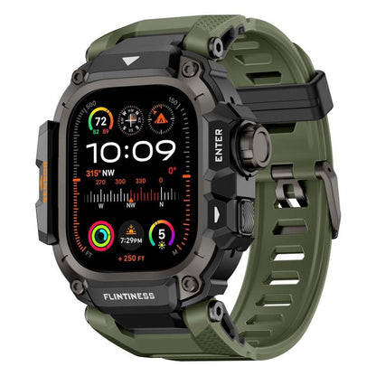 Metal Connector Case Integrated TPU Watch Band, For Apple Watch Ultra3 / Ultra2 / Ultra 49mm