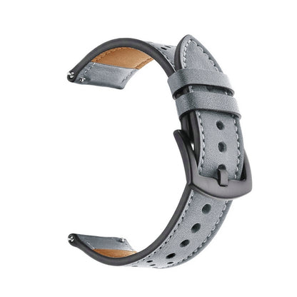 For Samsung Galaxy Watch Active 20mm PU Leather Eyelet Watch Band, SYA00477801EH, SYA00477801F, SYA00477801A, SYA00477801B, SYA00477801C, SYA00477801D