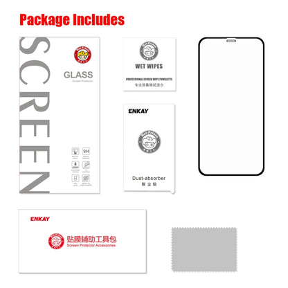 ENKAY Hat-prince Full Glue 0.26mm 9H 2.5D Tempered Glass Full Coverage Film, For iPhone 11 / iPhone XR, For iPhone 11 Pro / XS / X, For iPhone 11 Pro Max / XS Max