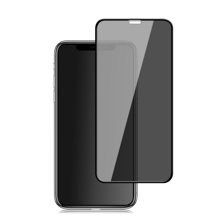 For iPhone 11 Pro Max / XS Max mocolo 0.33mm 9H 3D Round Edge Privacy Anti-glare Tempered Glass Film