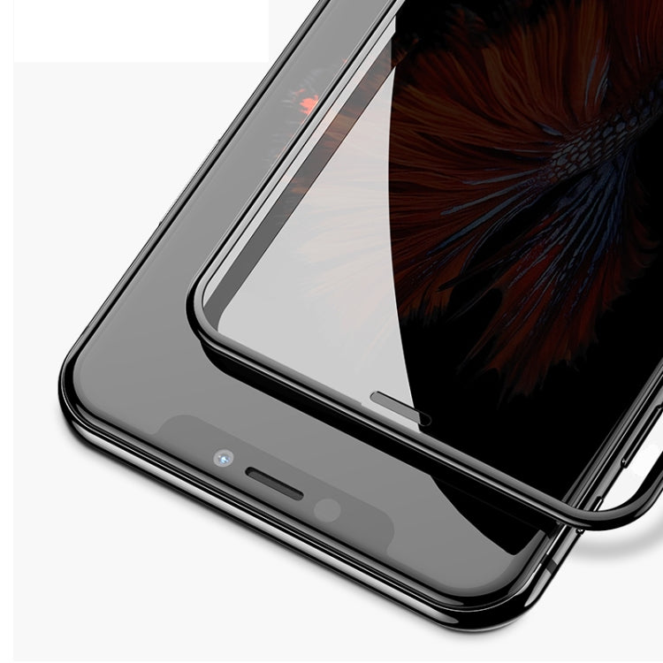 For iPhone 11 Pro Max / XS Max mocolo 0.33mm 9H 3D Round Edge Privacy Anti-glare Tempered Glass Film