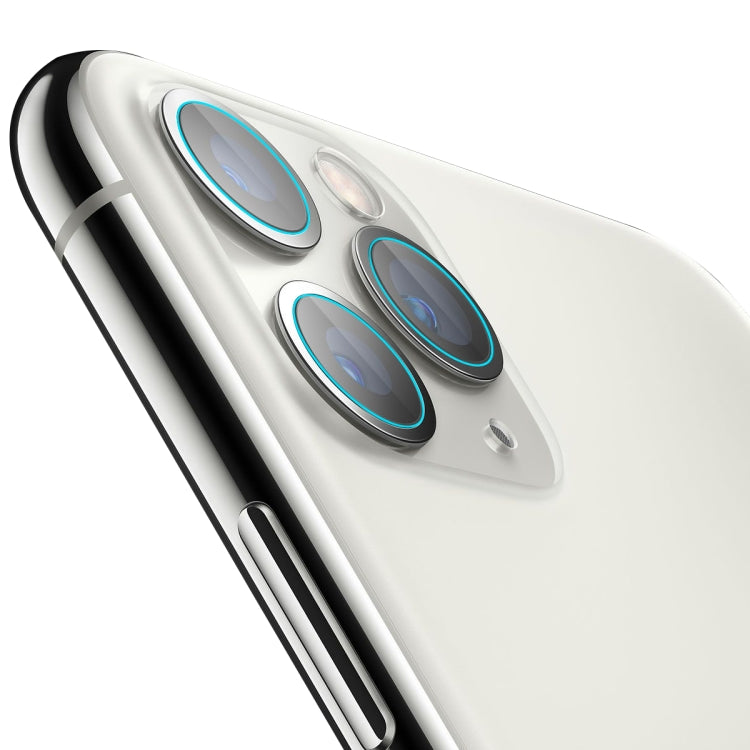 Hat-Prince 2 in 1 Full Glue 0.26mm 9H 2.5D Tempered Glass Full Coverage Protector + 0.2mm 9H 2.15D Round Edge Rear Camera Lens Tempered Glass Film, For iPhone 11 Pro Max, For iPhone 11 Pro, For iPhone 11