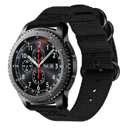 For Samsung Galaxy Watch Active 20mm S3 Nylon Three-ring Strap, For Samsung Galaxy Watch Active 2 20mm / Gear S3