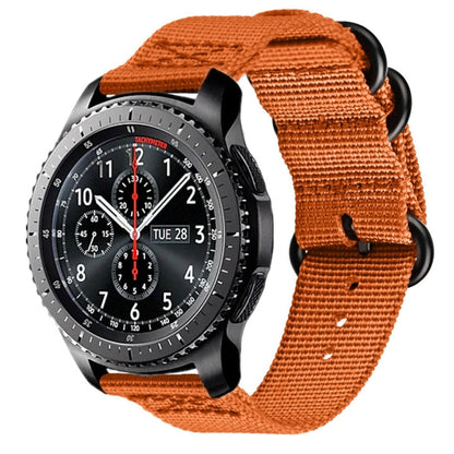 For Samsung Galaxy Watch Active 20mm S3 Nylon Three-ring Strap, For Samsung Galaxy Watch Active 2 20mm / Gear S3