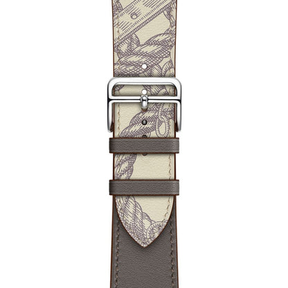 For Apple Watch 3 / 2 / 1 Generation 38mm Universal Silk Screen Psingle-ring Watchband