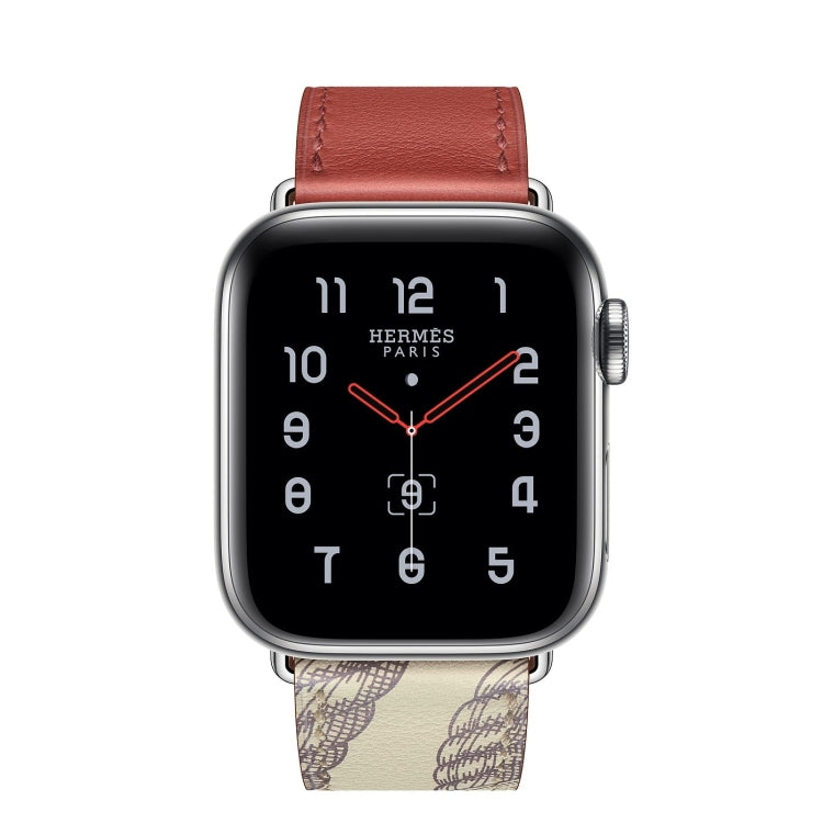 For Apple Watch 3 / 2 / 1 Generation 38mm Universal Silk Screen Psingle-ring Watchband